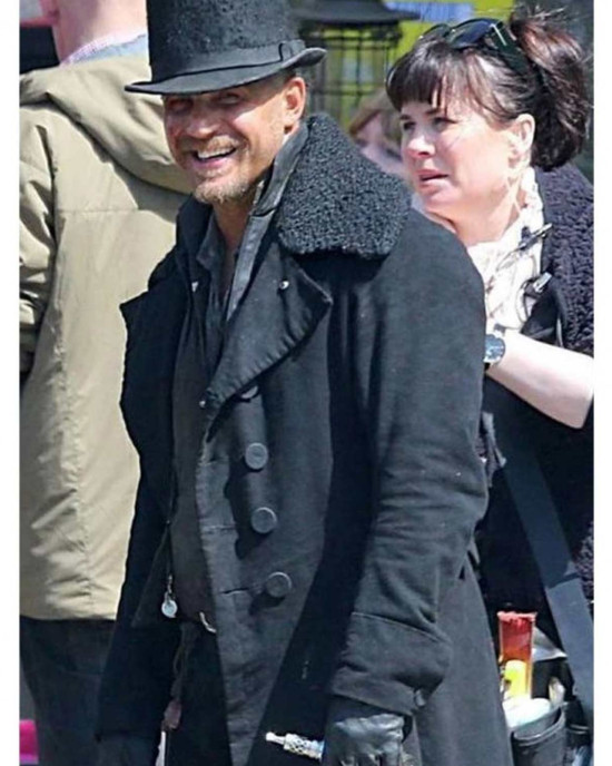 James Keziah Delaney | Taboo Tom Hardy Black Wool Long Coat James Keziah Delaney | Taboo Tom Hardy Black Wool Long Coat